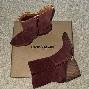 Lucky Brand Suede Boots